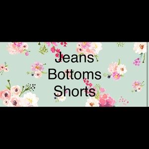 Jeans Bottoms Skirts Shorts